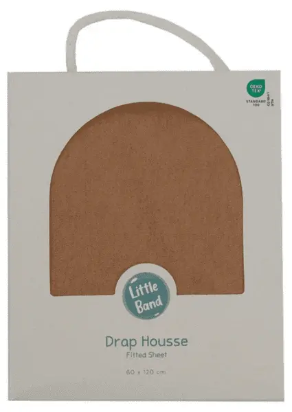 Cearșaf cu elastic Little band – 60x120 cm, Cireșe