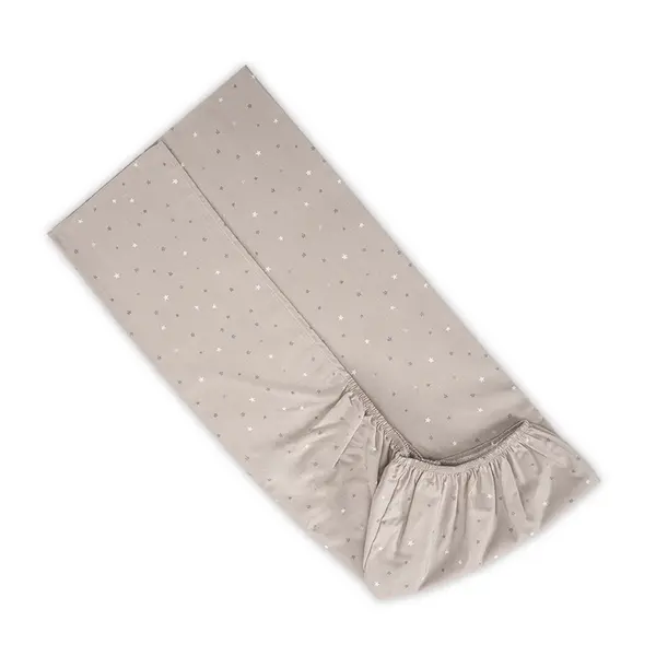 Cearșaf cu elastic Lorelli - 70 x 140 + 15 cm, bej