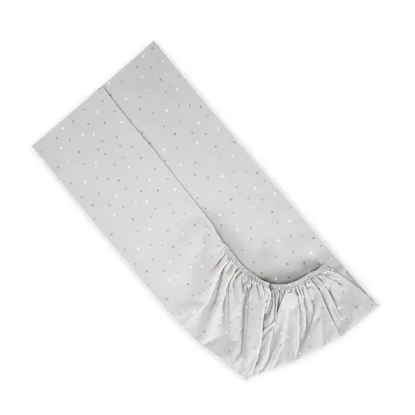Cearșaf cu elastic Lorelli - 70 x 140 + 15 cm, cer gri