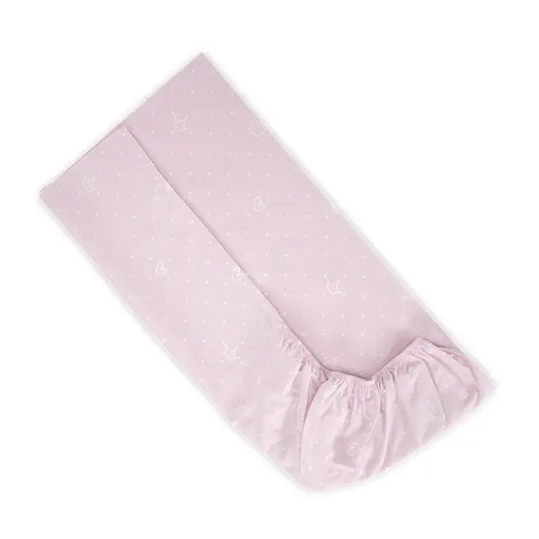 Cearșaf cu elastic Lorelli - 70 x 140 + 15 cm, roz