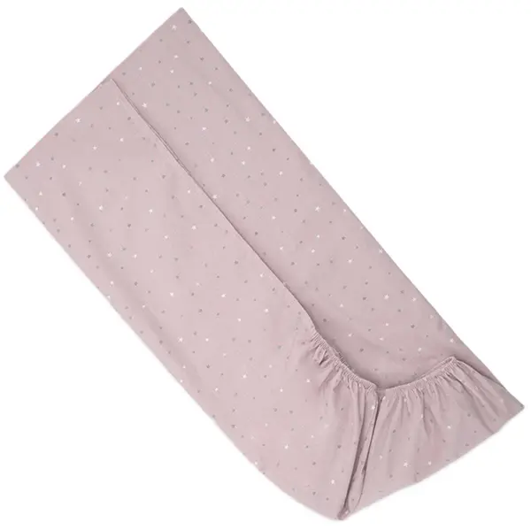 Cearșaf cu elastic Lorelli - Cer, 70 х 140 + 15 cm, trandafir