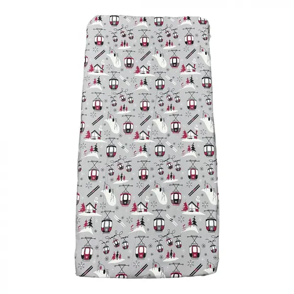 Cearsaf cu elastic pe colt 120x60 cm La ski