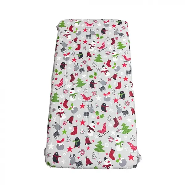 Cearsaf cu elastic roata 120x60 cm Om de zapada pe gri
