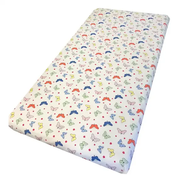 Cearsaf cu elastic roata 140x70 cm Fluturasi