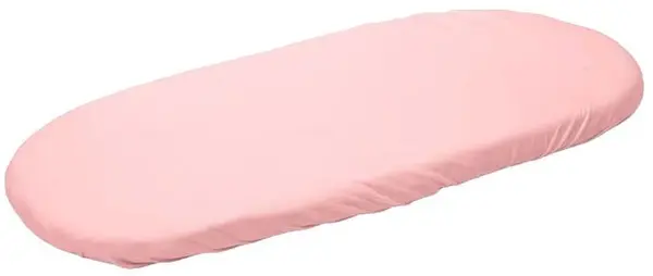 Cearșaf de prosop pentru bebeluși cu elastic Sensillo - 75 х 35 cm, roz