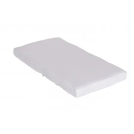 Cearsaf din bumbac cu elastic pe contur 120x60 cm Alb