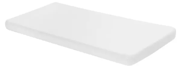 Cearșaf impermeabil cu elastic Sensillo - Jersey, 120 x 60 cm, alb