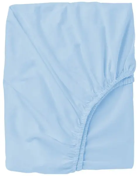Cearșaf pentru bebeluși cu elastic Bimbidreams - Basics, 60 x 120 cm, Blue