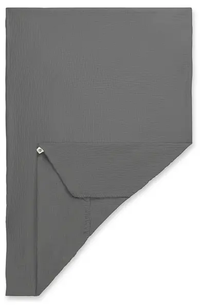 Cearșaf pentru bebeluși cu elastic Hauck - 60 x 120 cm, Gri Închis