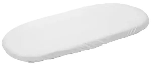 Cearșaf pentru bebeluși cu elastic Sensillo - Jersey, 35 х 75 cm, alb