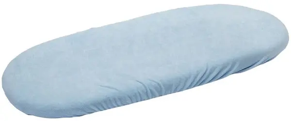 Cearșaf pentru bebeluși cu elastic Sensillo - Terry, 35 х 75 cm, albastru