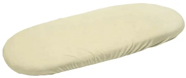 Cearșaf pentru bebeluși cu elastic Sensillo - Terry, 35 х 75 cm, crem