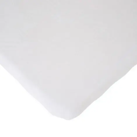 Cearsaf saltea 75x95 cm Childhome, Tricot Alb