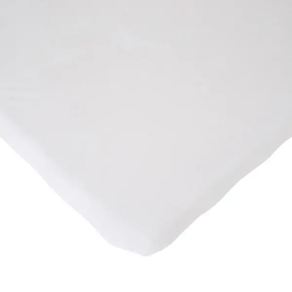 Cearsaf saltea 75x95 cm Childhome Tricot Alb
