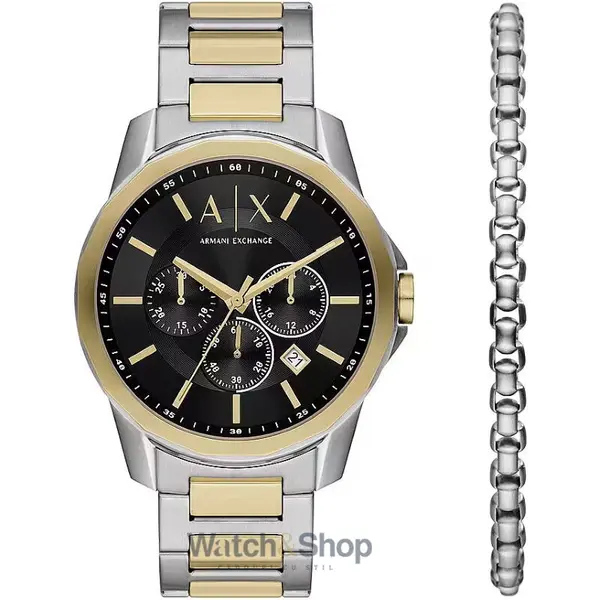 Ceas Armani Exchange A|X BANKS Special Pack + Bracelet AX7148SET