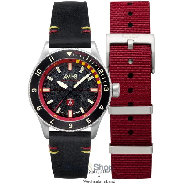 Ceas AVI-8 AVI-8 AV-4103-01 Tuskegee Airmen Limited Edition Mens Watch 40mm 5ATM