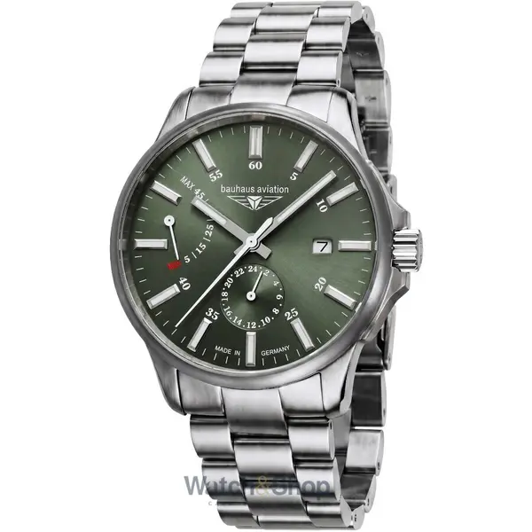 Ceas Bauhaus Bauhaus 2860M-4 Mens Watch Aviation Automatic Titanium 42mm 10ATM
