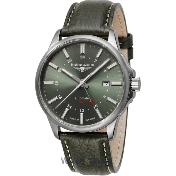 Ceas Bauhaus Bauhaus 2864-4 Mens Watch Aviation Automatic Titanium 42mm 10ATM
