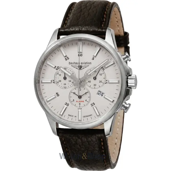 Ceas Bauhaus Bauhaus 2880-5 Mens Watch Aviation Chrono Titanium 42mm 10ATM