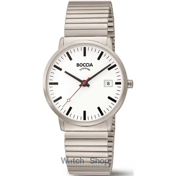 Ceas Boccia Boccia 3622-04 Mens Watch Titanium Drawstring Watch 38mm 5ATM