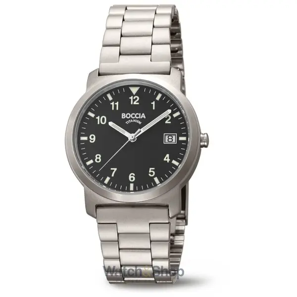 Ceas Boccia Boccia 3630-03 Mens Watch Titanium 37mm 5ATM