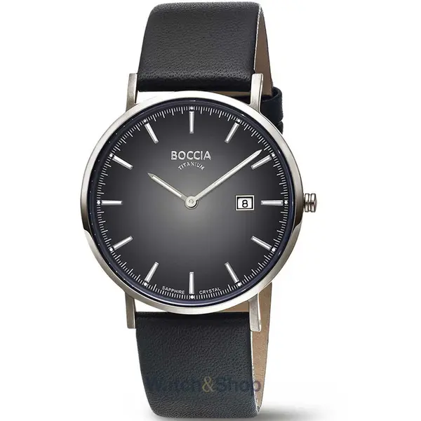 Ceas Boccia Boccia 3648-04 Mens Watch Titanium Sapphire crystal 39mm 3ATM