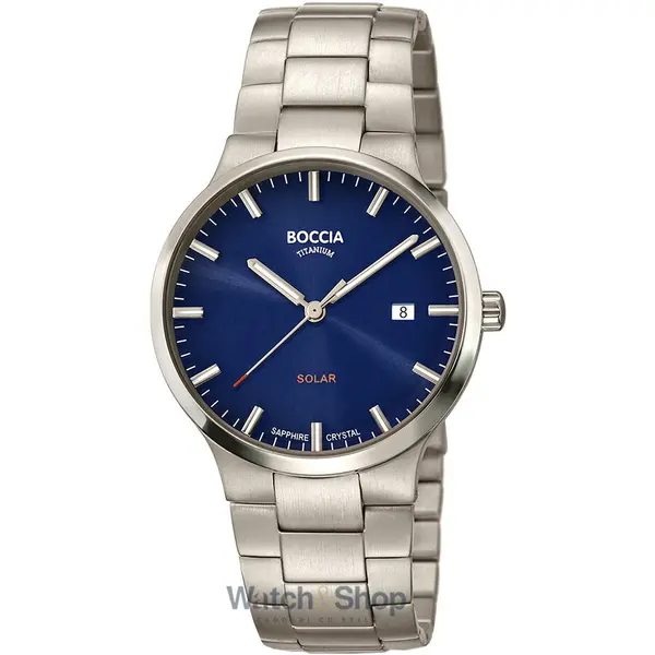 Ceas Boccia Boccia 3652-02 Men's Watch Solar Titanium Mens Watch 39mm 5ATM