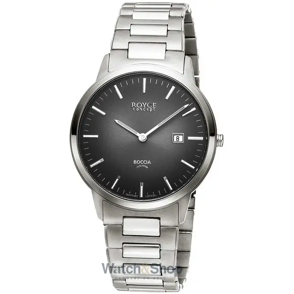 Ceas Boccia Boccia 3658-04 Mens Watch Titanium Sapphire crystal 39mm 5ATM