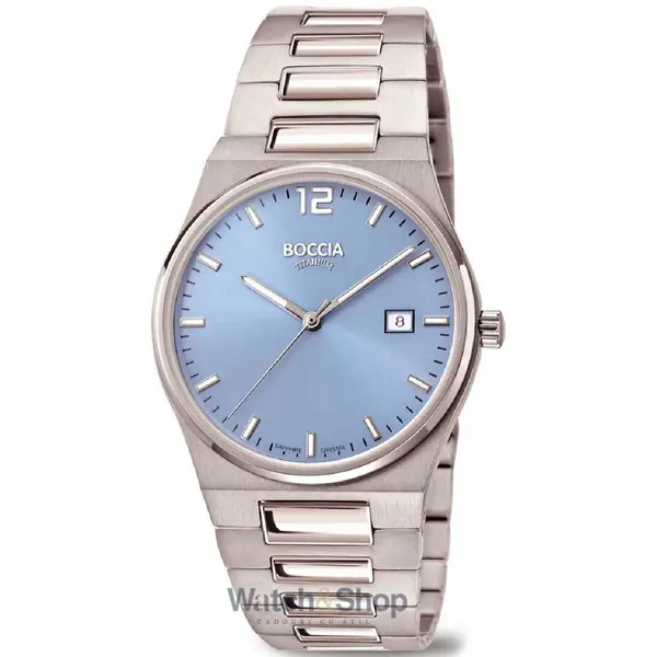 Ceas Boccia Boccia 3661-01 Mens Watch Titanium Sapphire crystal 39mm 5ATM