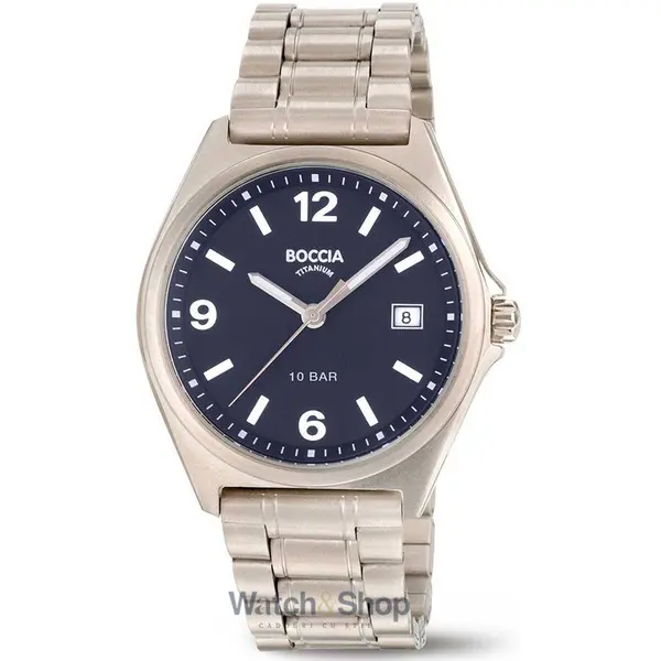 Ceas Boccia Boccia 3663-02 Mens Watch Titanium 39mm 10ATM