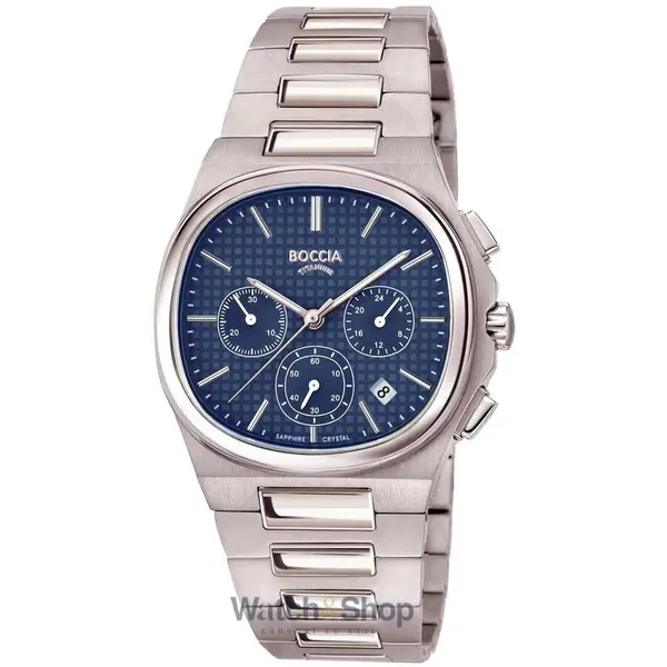 Ceas Boccia Boccia 3740-01 Mens Watch Titanium Sapphire crystal Chronograph 39mm 5ATM