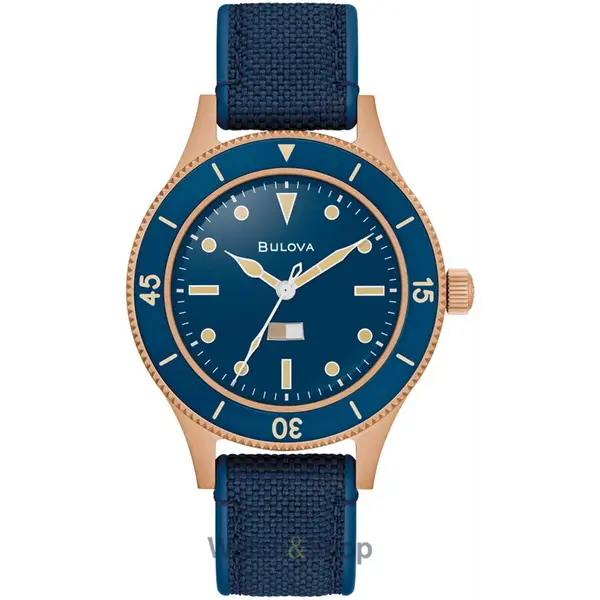 Ceas Bulova Bulova 98A325 Mens Watch MIL-SHIPS Bronze 150th Anniversary Automatic 41mm 20ATM