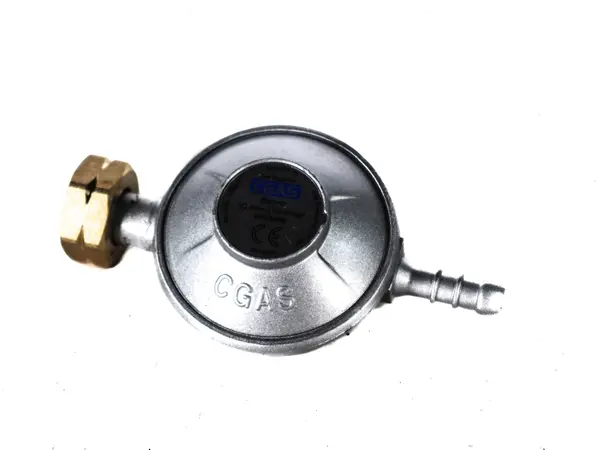 Ceas Butelie SL Regulator Presiune Gaz 30 mbar pentru GPL, Compatibil Butelii Standard cu Racord 8mm pentru Aragaz Camping si Uz Casnic