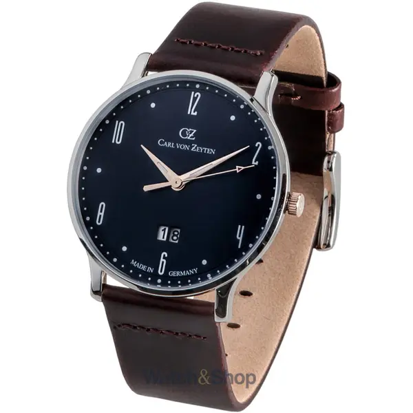 Ceas Carl von Zeyten Carl von Zeyten CVZ0019BL Mens Watch Lenzkirch 42mm 3ATM