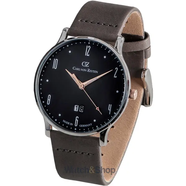 Ceas Carl von Zeyten Carl von Zeyten CVZ0019GY Mens Watch Lenzkirch 42mm 3ATM
