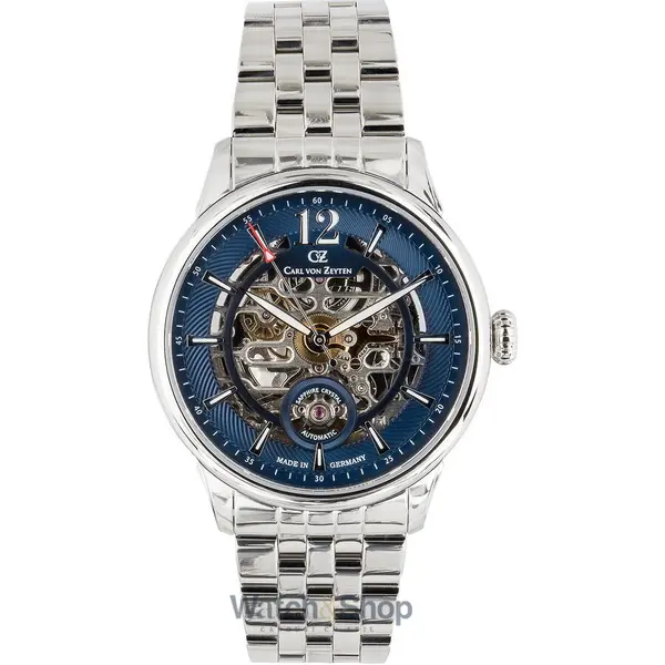Ceas Carl von Zeyten Carl von Zeyten CVZ0080BLMS Schramberg Automatic Mens Watch 43mm 5ATM