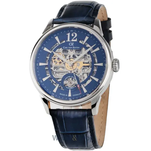 Ceas Carl von Zeyten Carl von Zeyten CVZ0080BLS Mens Watch Schramberg Automatic 42mm 5ATM