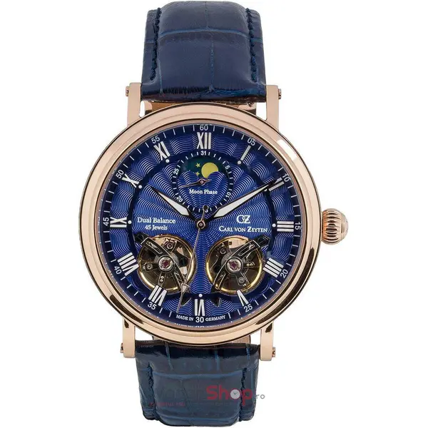 Ceas Carl von Zeyten Murg CVZ0054RBSR Moonphase Automatic