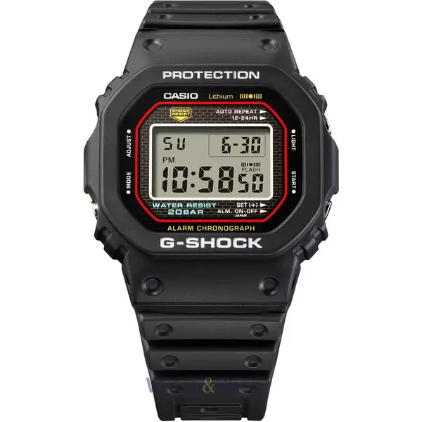 Ceas Casio Casio DW-5000R-1AER Mens Watch G-Shock Digital Chronograph 43mm 20ATM