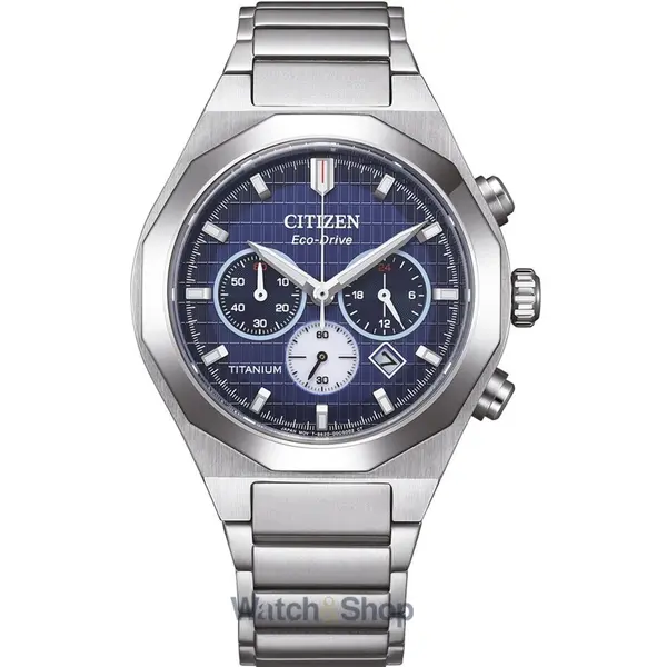 Ceas Citizen Citizen CA4691-59L Mens Watch Super-Titanium Zenshin Eco-Drive Chrono 41mm 10ATM