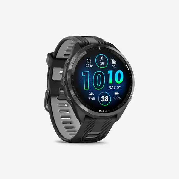Ceas conecat multisport GPS CARDIO GARMIN FORERUNNER 965 S MUSIC Gri
