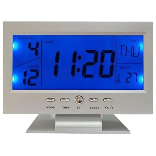 Ceas cu ecran LCD si control vocal