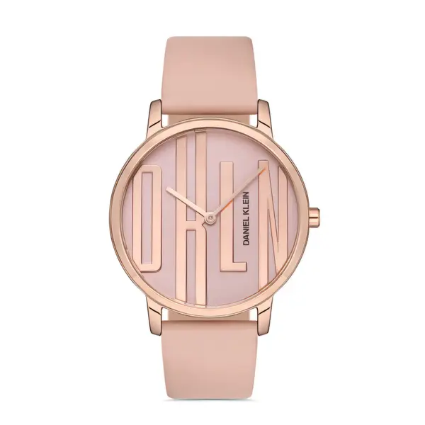 Ceas de Damă Daniel Klein Trendy, Cadran Negru - Roz