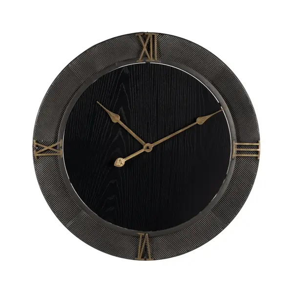 Ceas de perete MARISE BLACK - 61 cm