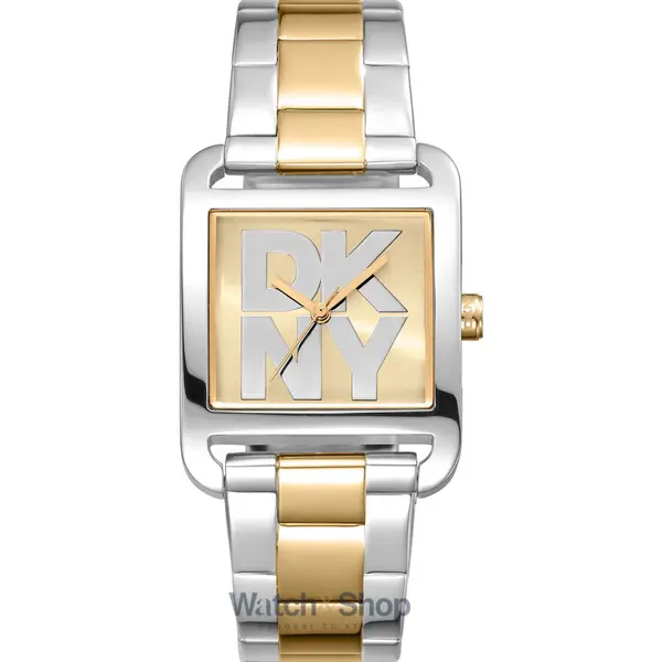Ceas DKNY DKNY DK1L001M0075 Ladies Watch City Maxi Two Tone Silver 37mm 3ATM