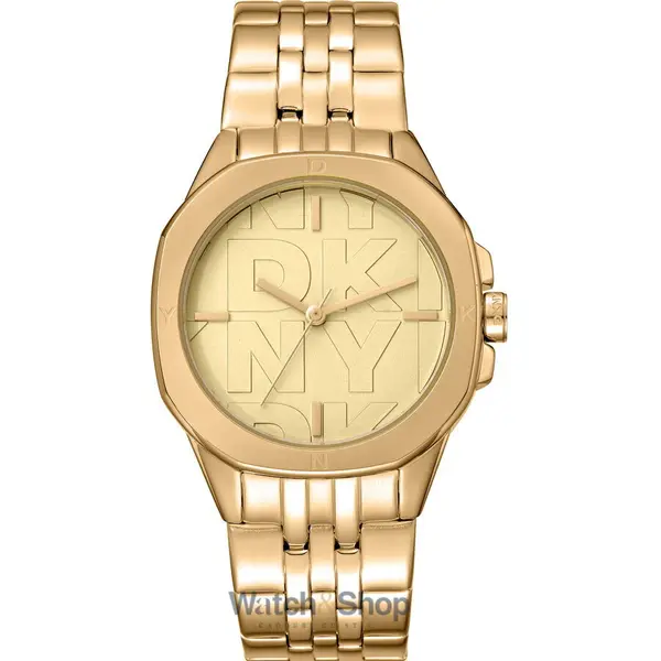 Ceas DKNY DKNY DK1L012M0065 Ladies Watch Brooklyn Midi Gold 34MM 5ATM