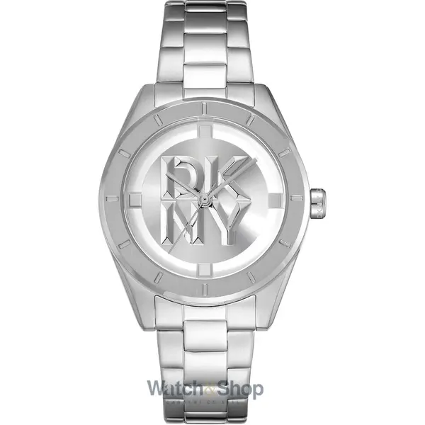 Ceas DKNY DKNY DK1L016M0045 Ladies Watch Chambers Midi Silver 34mm 5ATM