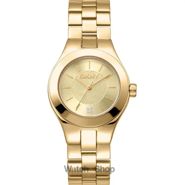 Ceas DKNY DKNY DK1L026M0035 Ladies Watch Parsons Midi Gold 30mm 5ATM