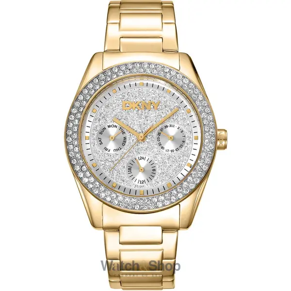 Ceas DKNY DKNY DK1L078M0025 Ladies Watch Chambers Multi Glitz Gold 36mm 5ATM