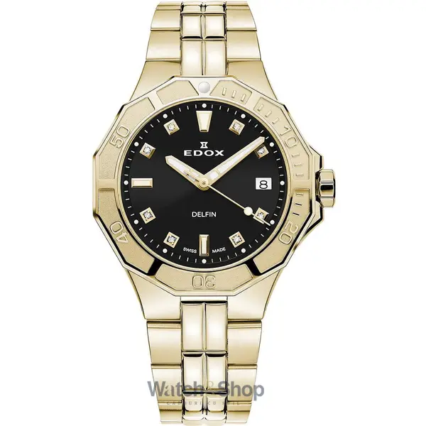 Ceas Edox Edox 53020-37JM-NID Delfin Diver Ladies Watch 38mm 20ATM